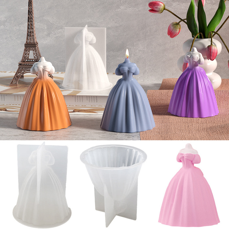 Candle Making Supplies Wholesale - Noiva Silicone Vela Molde, 3D Casamento
