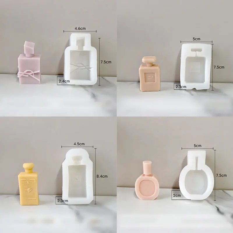 Candle Making And Perfume - 2 pçs moda perfume garrafa molde
