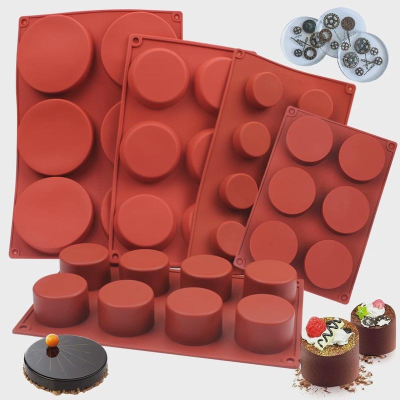 Candle Making Supplies Wholesale - Molde de Silicone Redondo para Sabonete