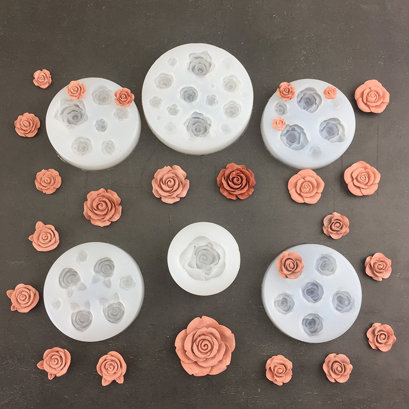 3D Rose Flower Shape Silicone  - Candle Making Supplies Wholesale avaliação e preço