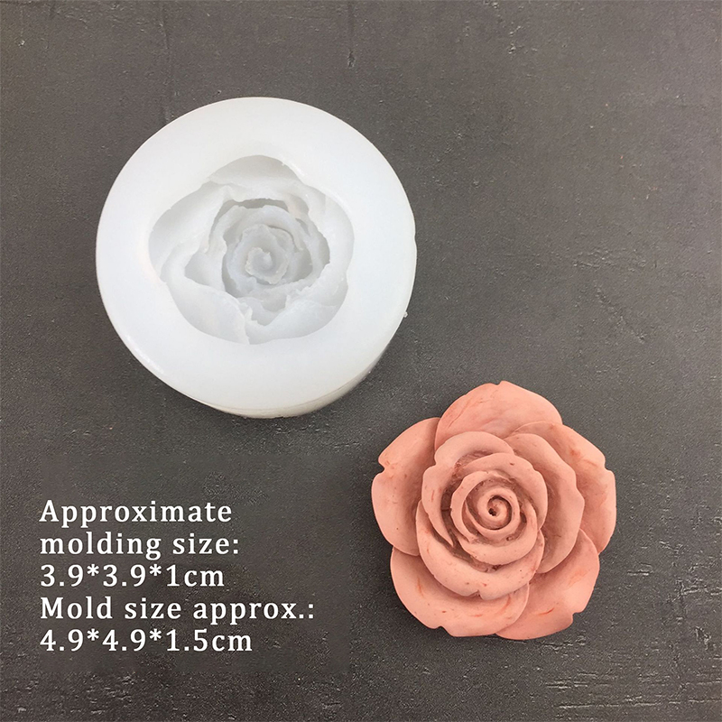 3D Rose Flower Shape Silicone  - Candle Making Supplies Wholesale avaliação e preço