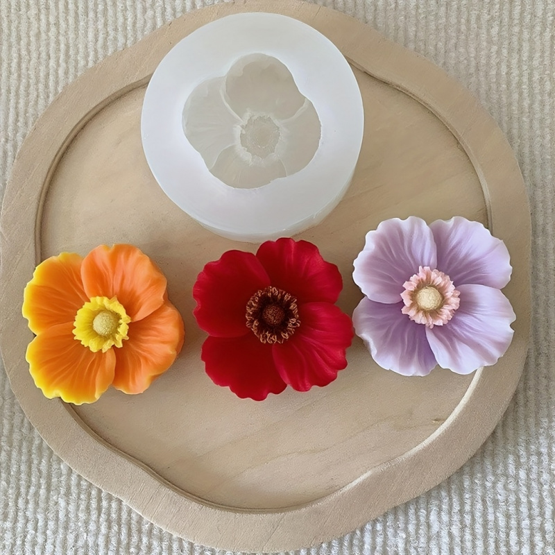 Molde de silicone 3Flower, par - Candle Making Jug avaliação e preço