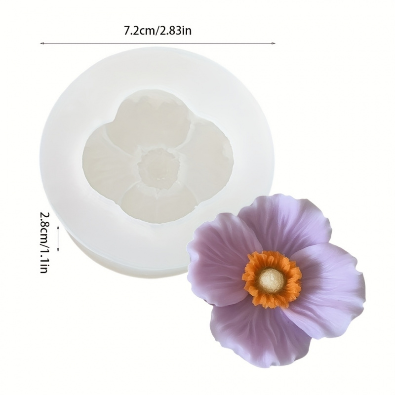 Molde de silicone 3Flower, par - Candle Making Jug avaliação e preço