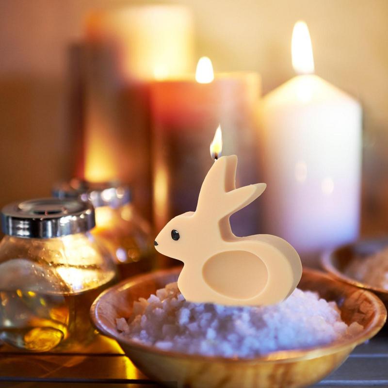 Coelho molde de silicone forma - Candle Making Supplies avaliação e preço
