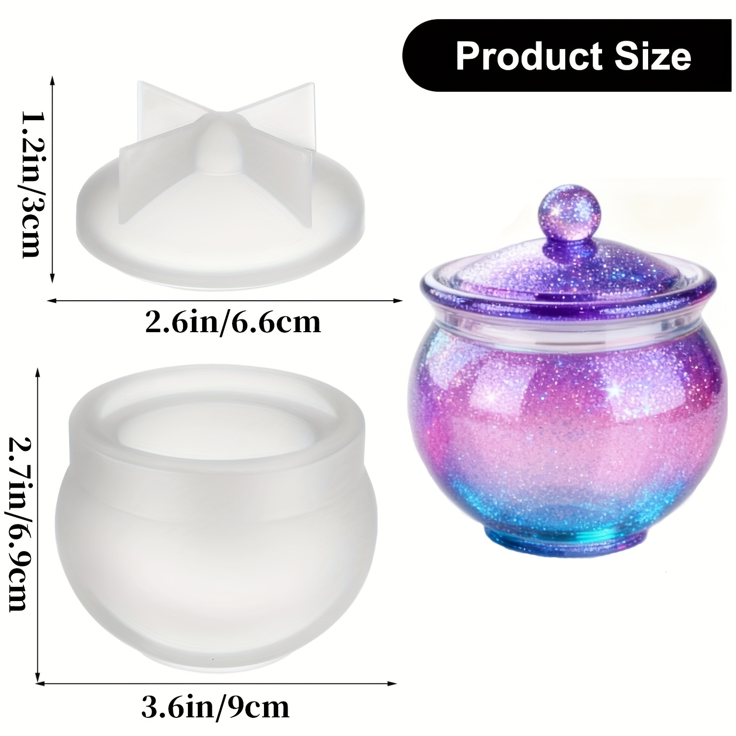 1 conjunto de moldes redondos  - Candle Making Jug avaliação e preço
